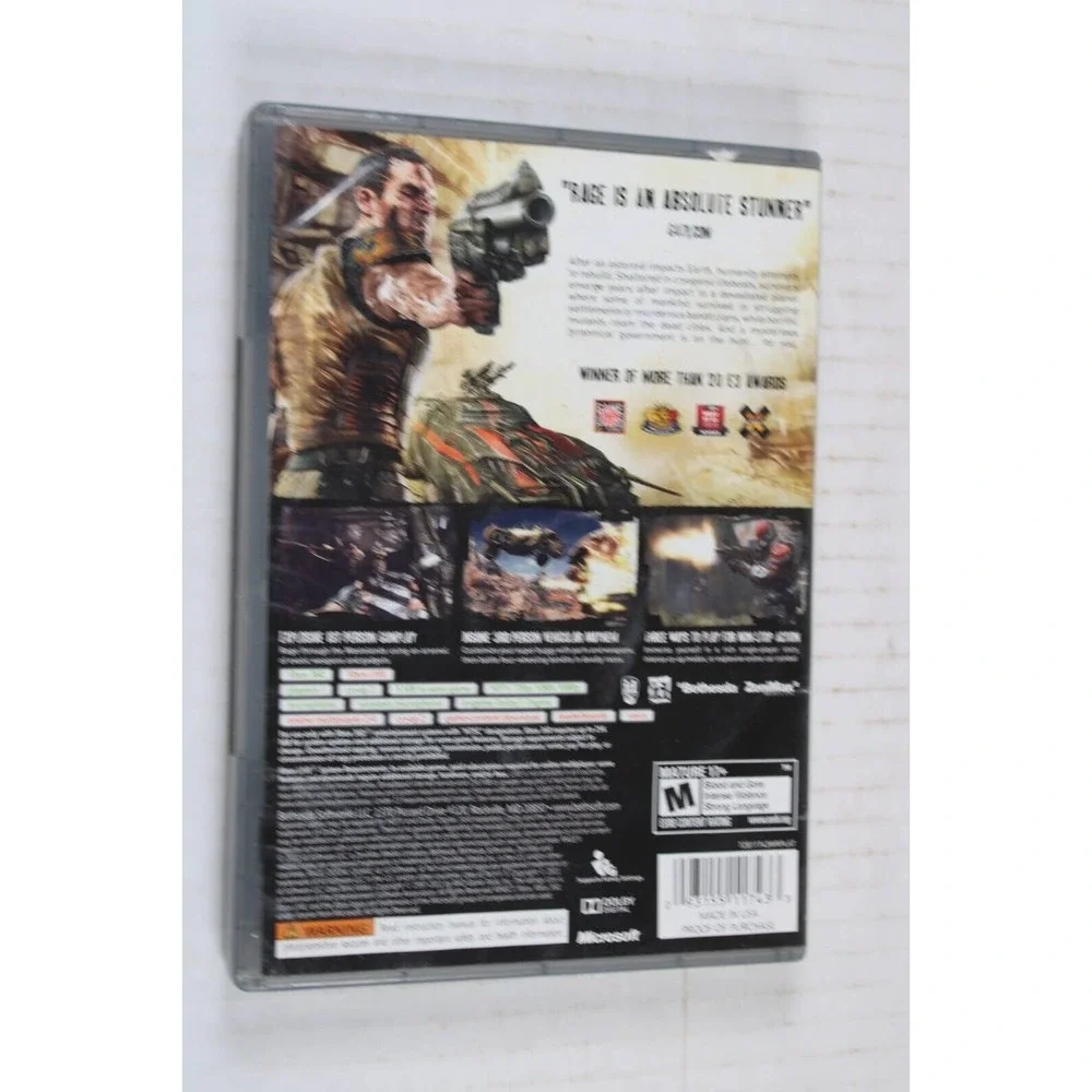 Rage (Microsoft Xbox 360, 2011) Complete Tested Working , Authentic